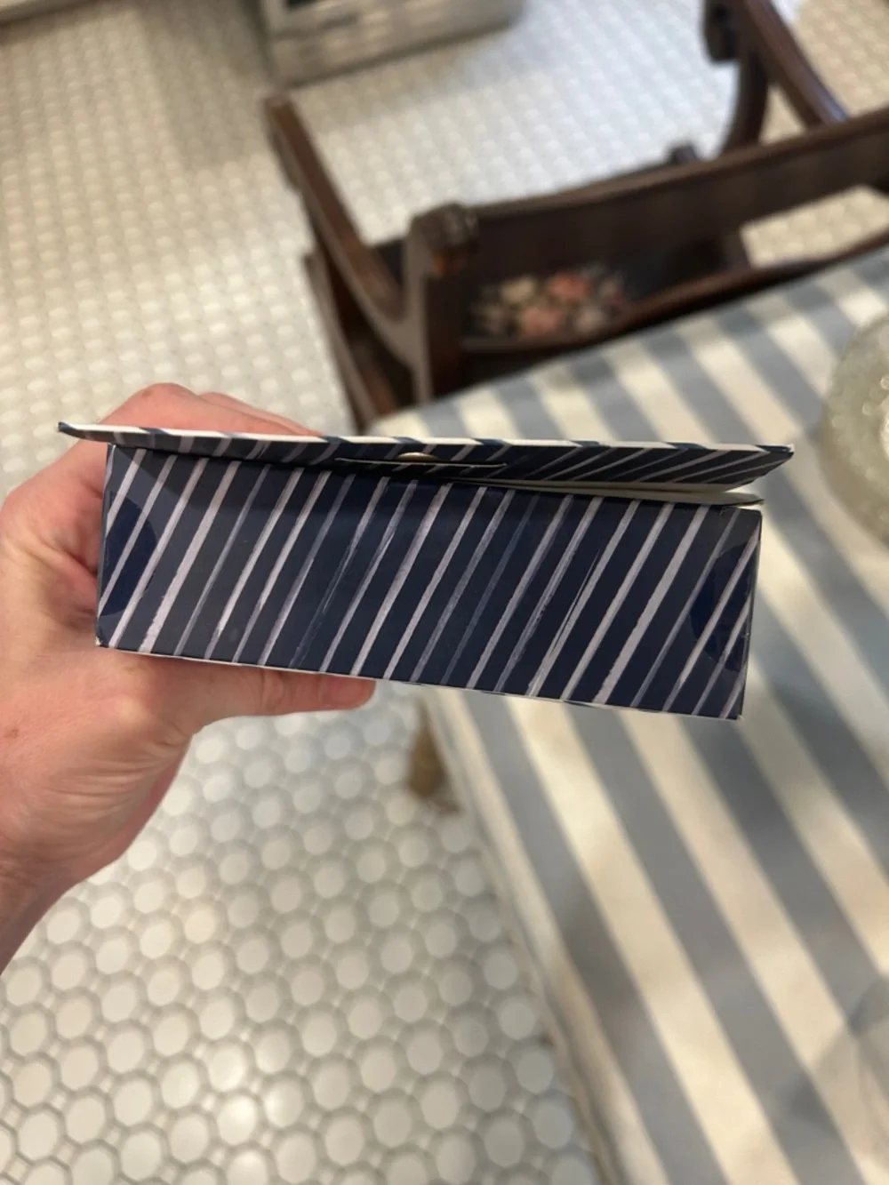Anthropologie Red & White Chevron Paper Straws